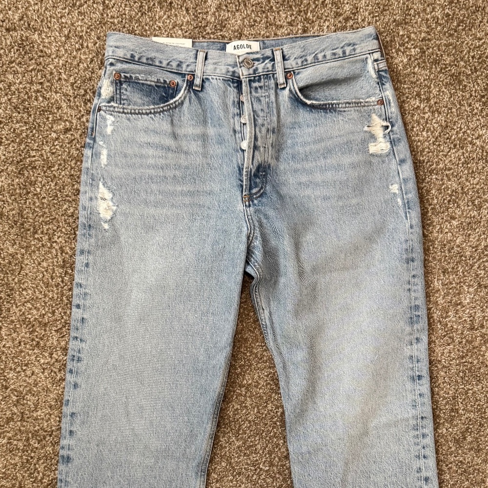 NWT Agolde 90's Crop Mid Rise Loose Straight size 29
